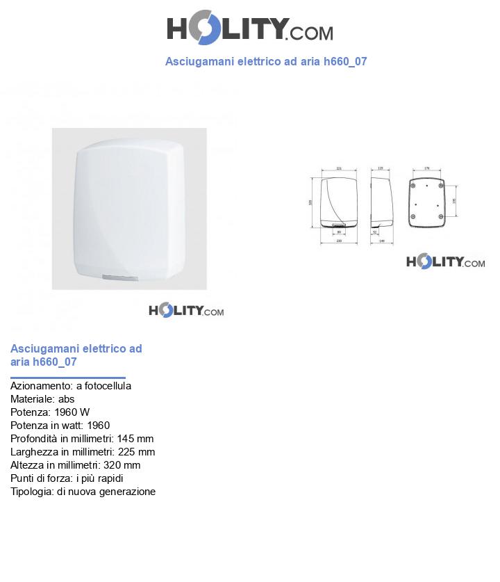 Asciugamani elettrico ad aria h660_07