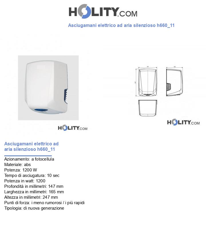 Asciugamani elettrico ad aria silenzioso h660_11