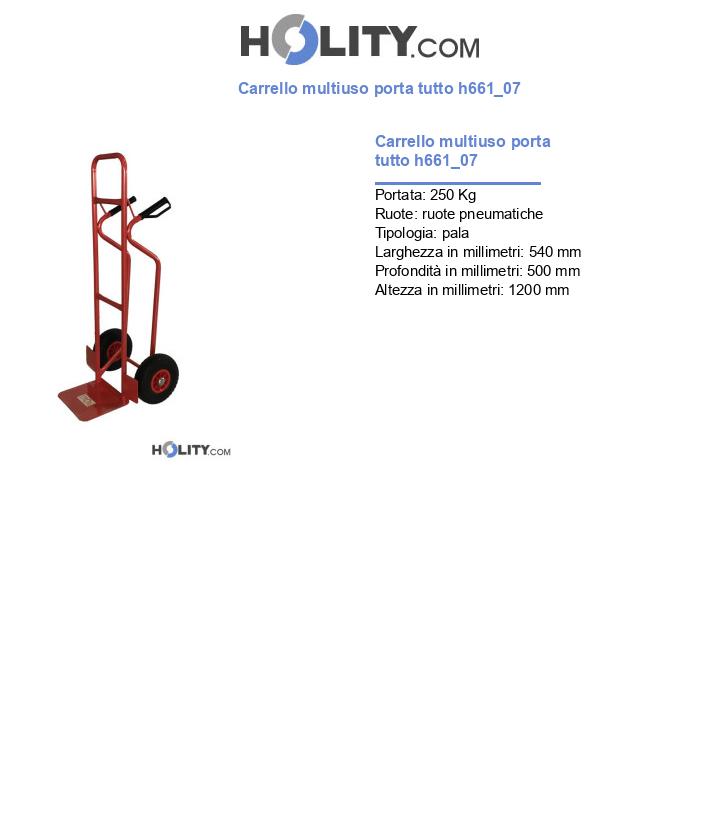 Carrello multiuso porta tutto h661_07