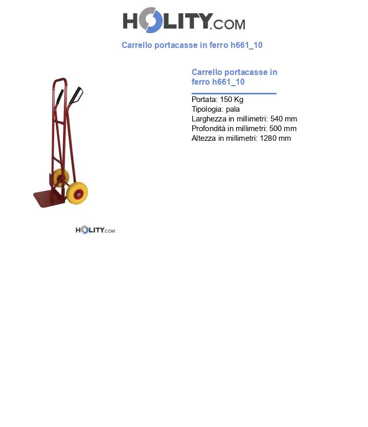 Carrello portacasse in ferro h661_10