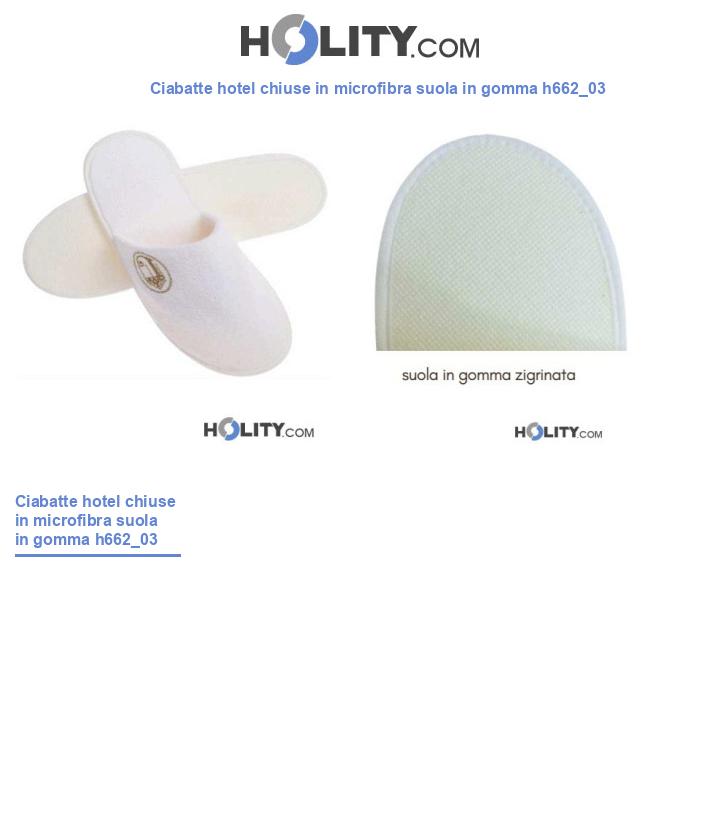 Ciabatte per camera hotel chiusa h662_03