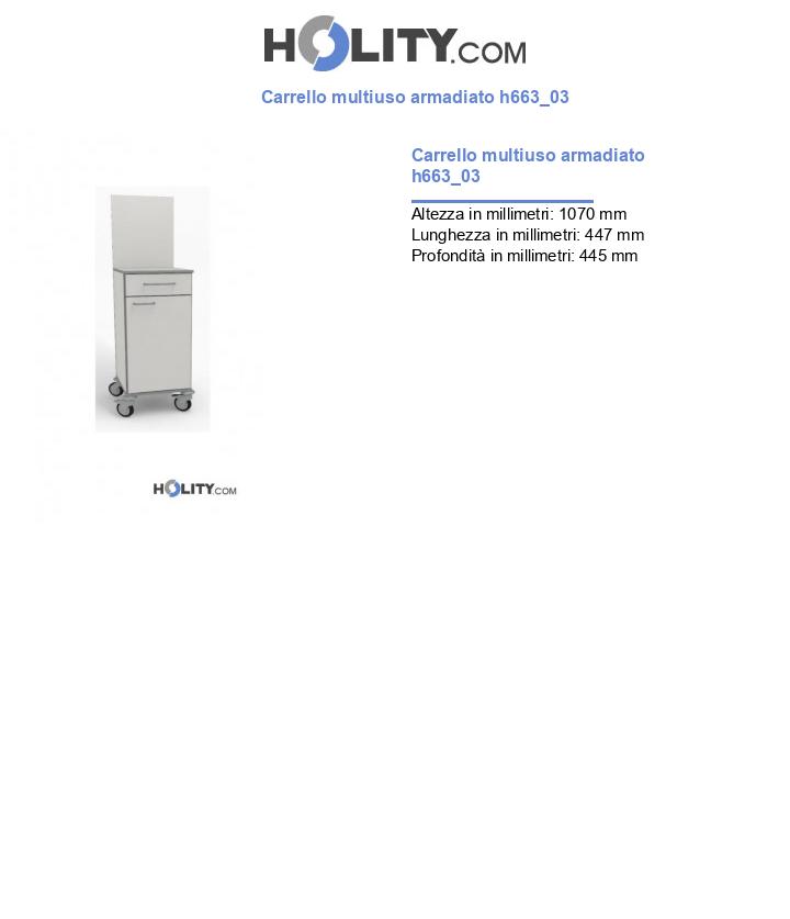Carrello multiuso armadiato h663_03