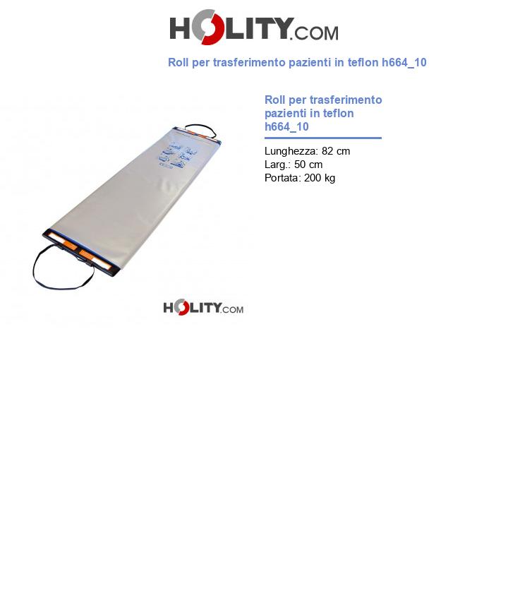 Roll per trasferimento pazienti in teflon h664_10