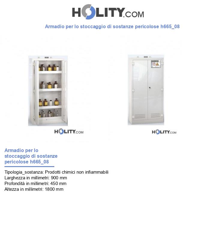 Armadio per lo stoccaggio di sostanze pericolose h665_08