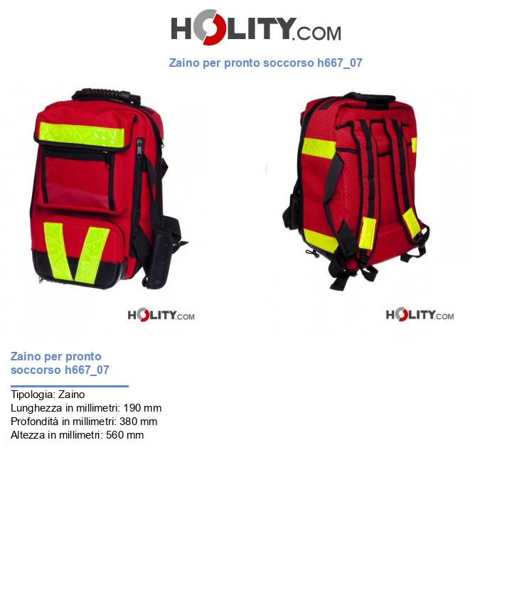 Zaino per pronto soccorso h667_07