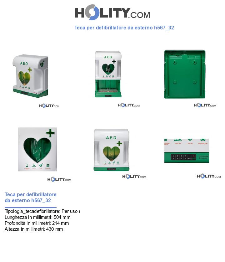 Teca per defibrillatore da esterno h667_15