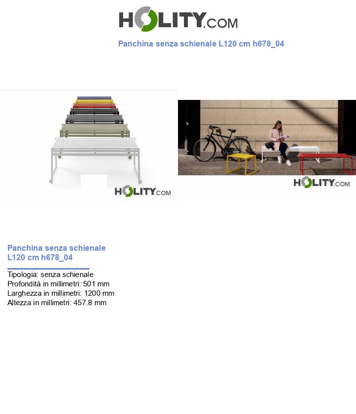 Panchina senza schienale L120 cm h678_04