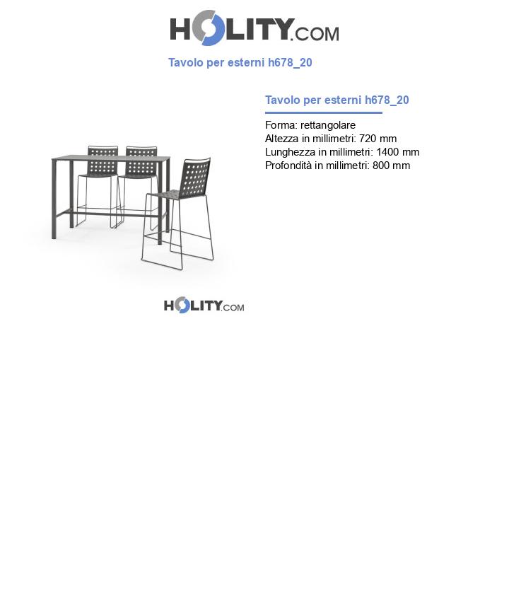Tavolo per esterni h678_20