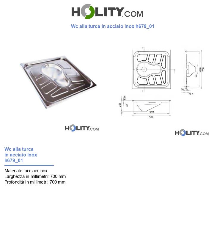 Wc alla turca in acciaio inox h679_01