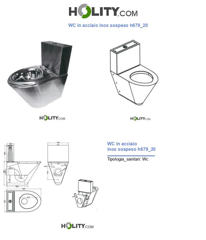 WC in acciaio inox sospeso h679_20