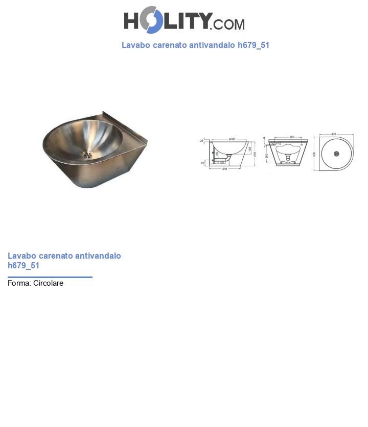 Lavabo carenato antivandalo h679_51