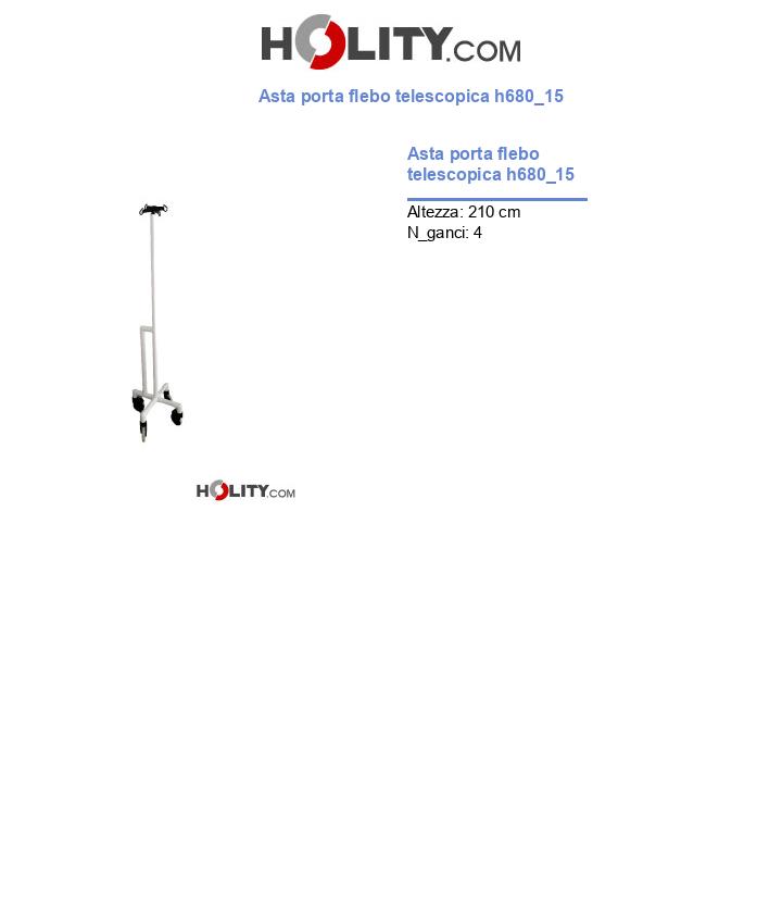 Asta porta flebo telescopica h680_15