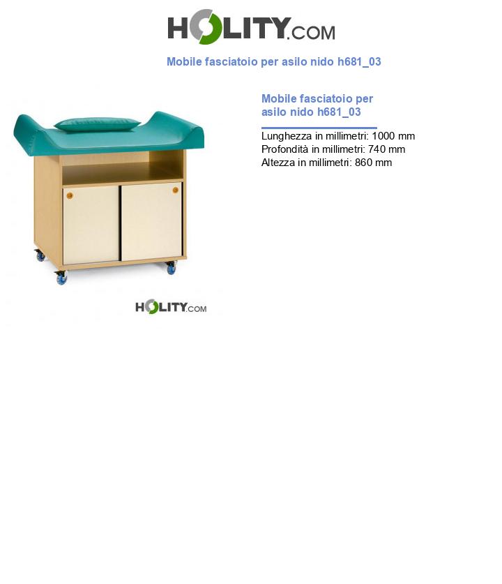 Mobile fasciatoio per asilo nido h681_03