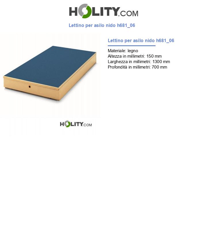 Lettino per asilo nido h681_06