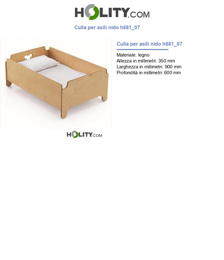 Culla per asili nido h681_07