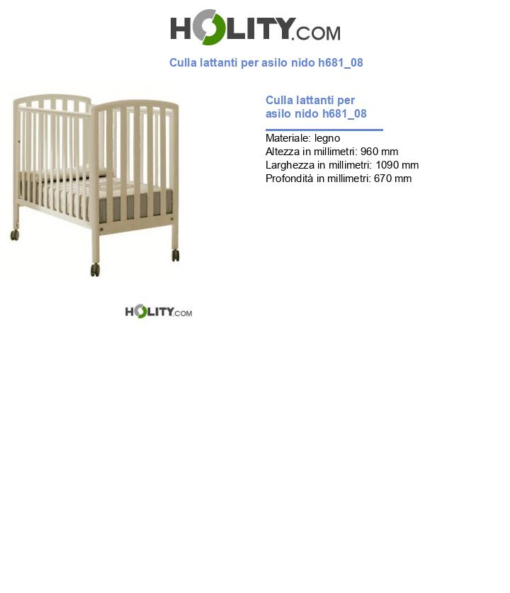 Culla lattanti per asilo nido h681_08