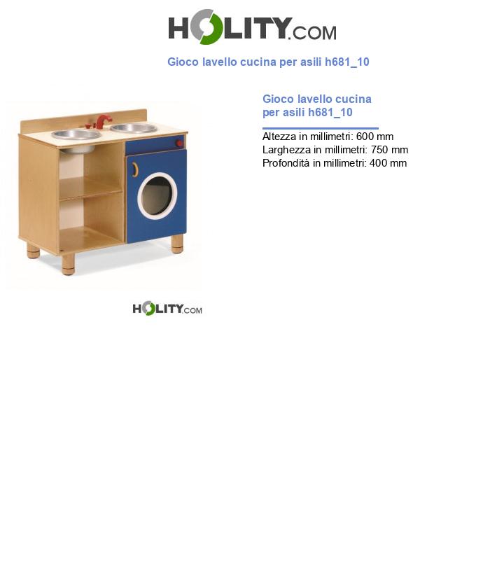 Gioco lavello cucina per asili h681_10