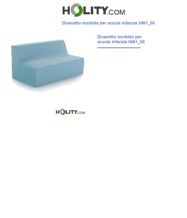 Divanetto morbido per scuola infanzia h681_50