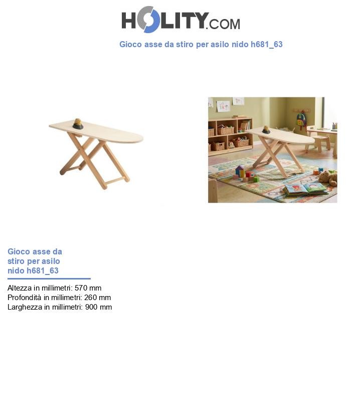 Gioco asse da stiro per asilo nido h681_63