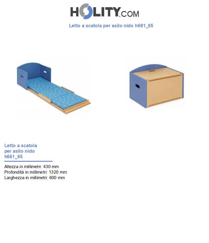 Letto a scatola per asilo nido h681_65