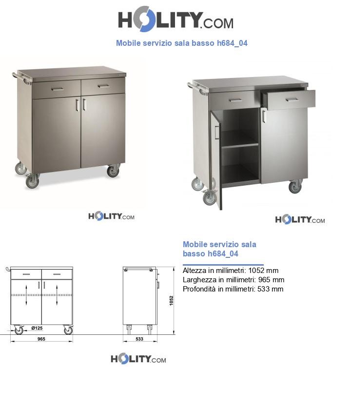 Mobile servizio sala basso h684_04