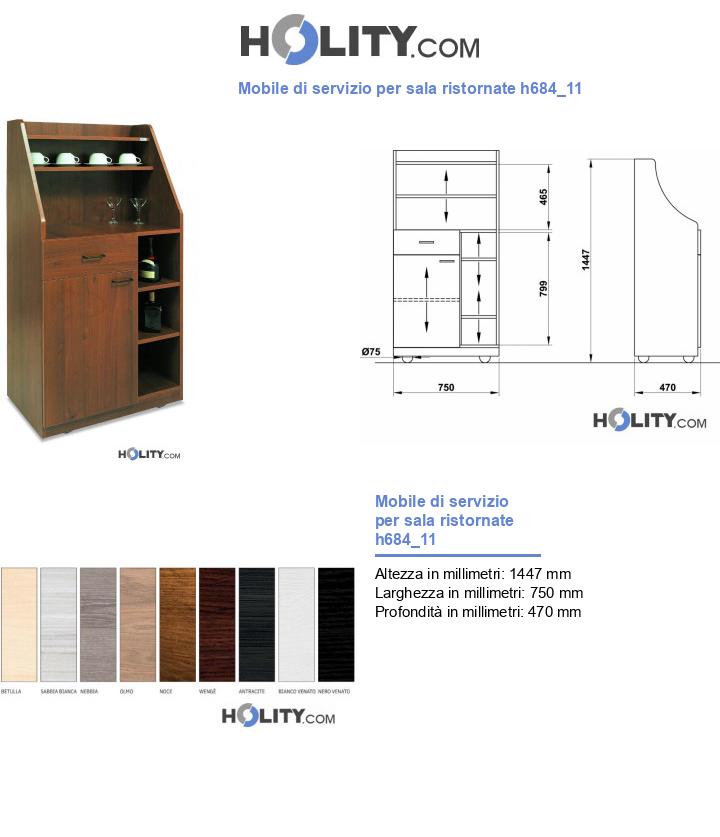 Mobile di servizio per sala ristornate h684_11