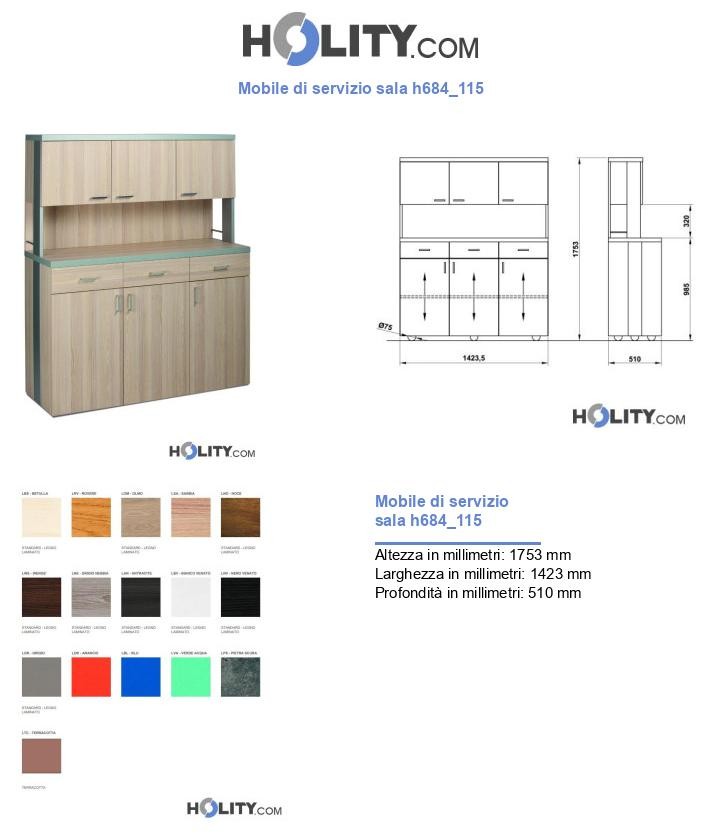 Mobile di servizio sala h684_115