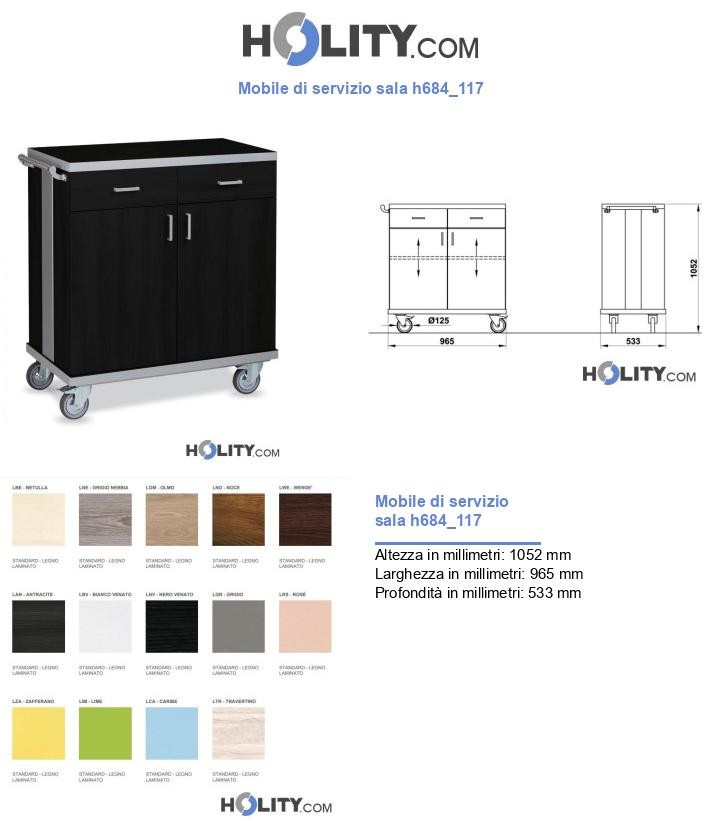 Mobile di servizio sala h684_117