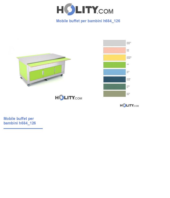 Mobile buffet per bambini h684_126