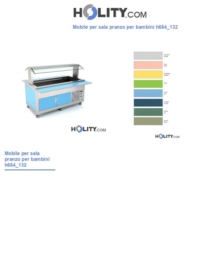 Mobile per sala pranzo per bambini h684_132