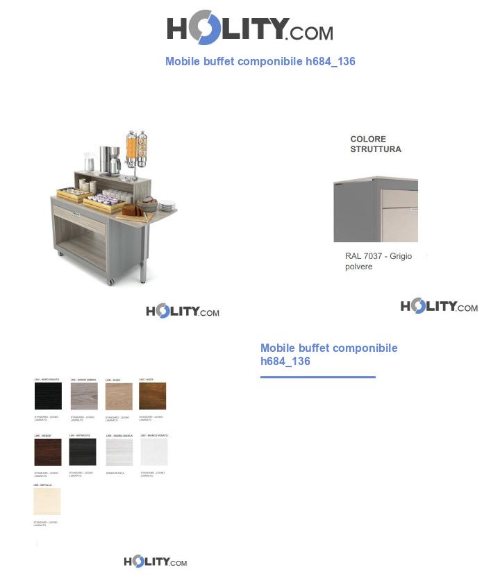 Mobile buffet componibile h684_136