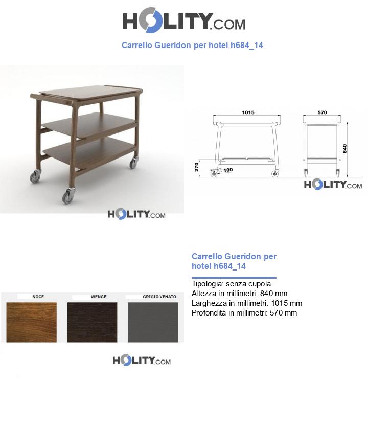 Carrello Gueridon per hotel h684_14