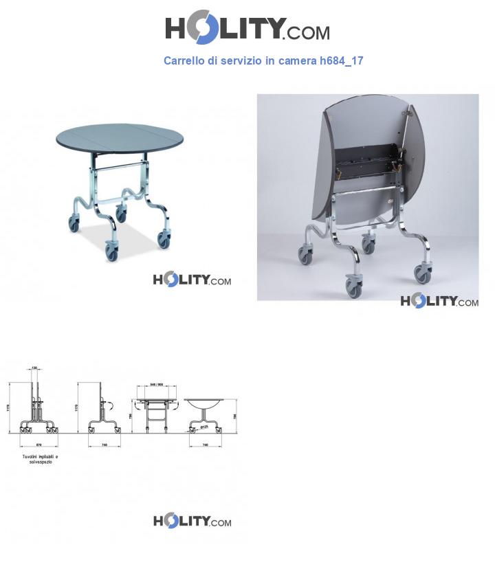 Carrello di servizio in camera h684_17