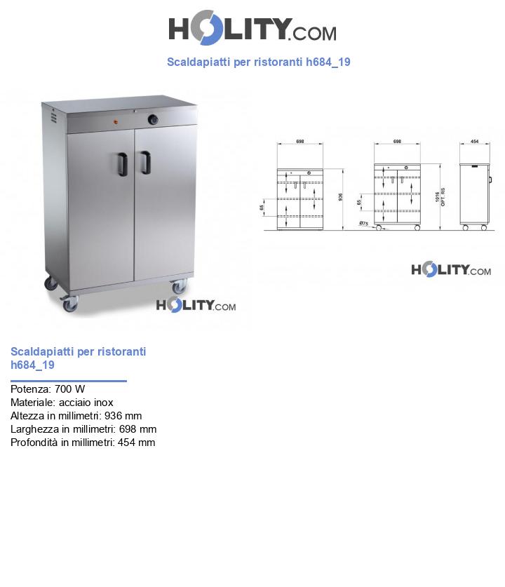 Scaldapiatti per ristoranti h684_19