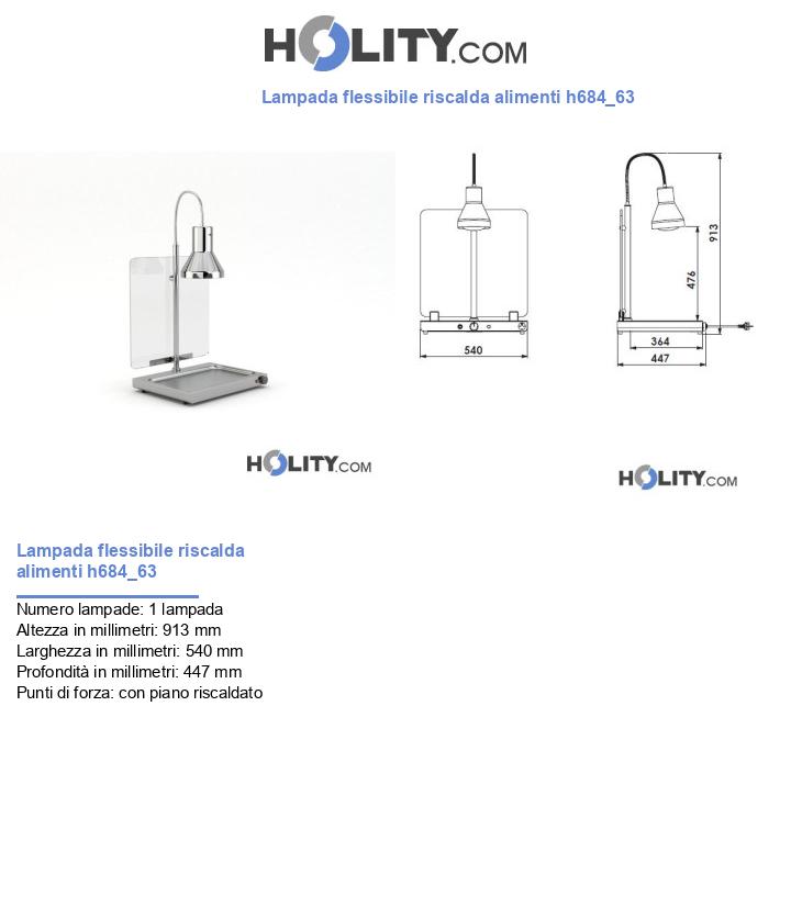 Lampada flessibile riscalda alimenti h684_63