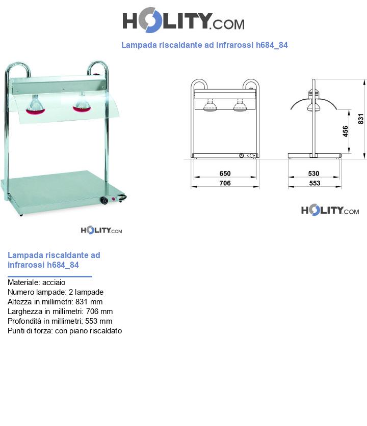 Lampada riscaldante ad infrarossi h684_84