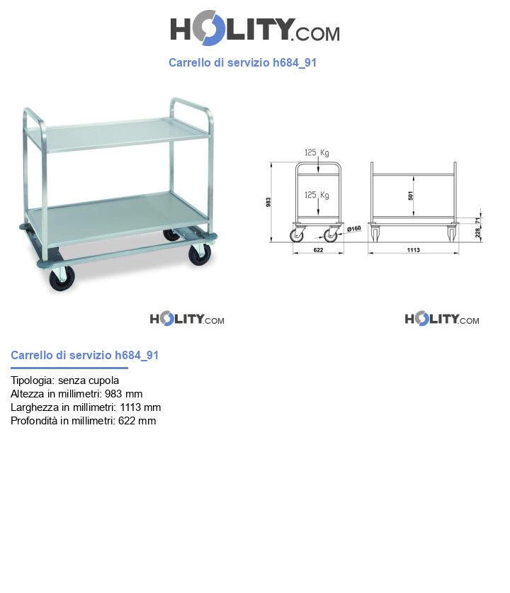 Carrello di servizio h684_91