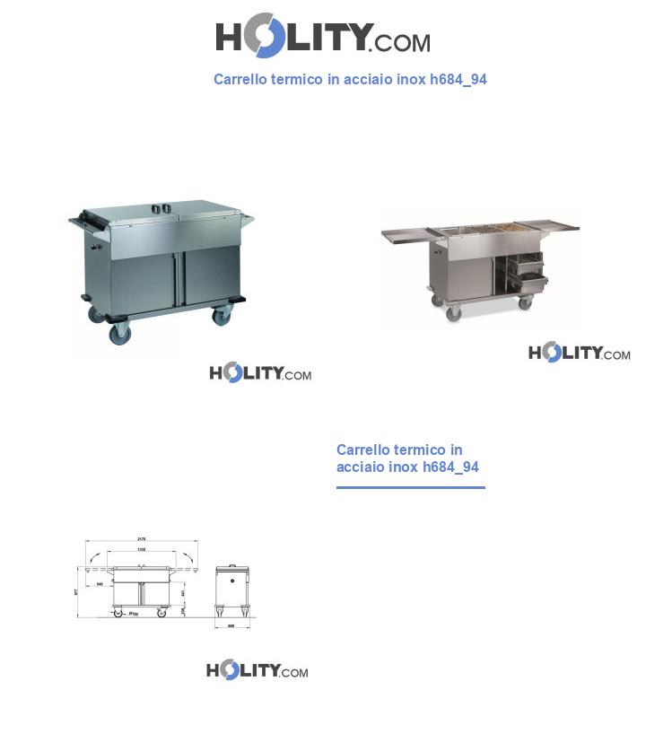 Carrello termico in acciaio inox h684_94