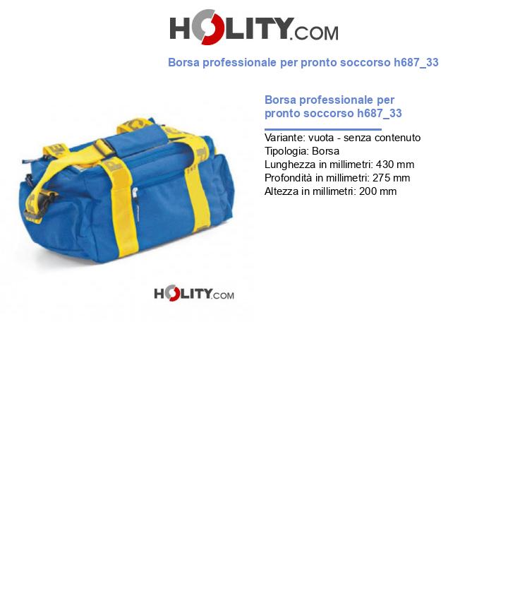 Borsa professionale per pronto soccorso h687_33
