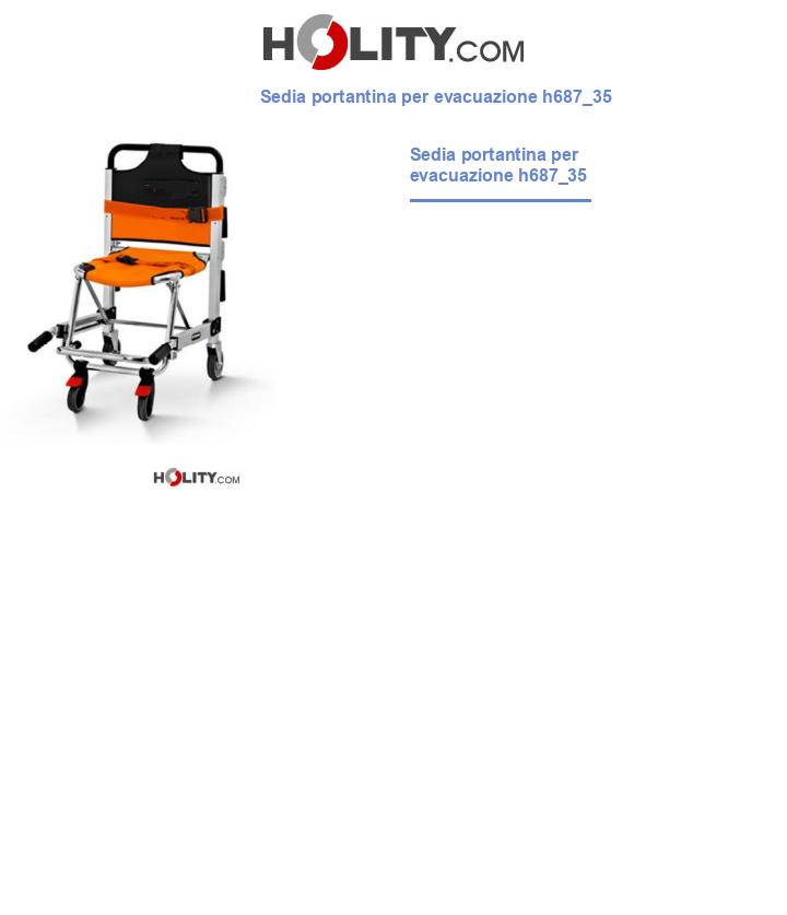 Sedia portantina per evacuazione h687_35