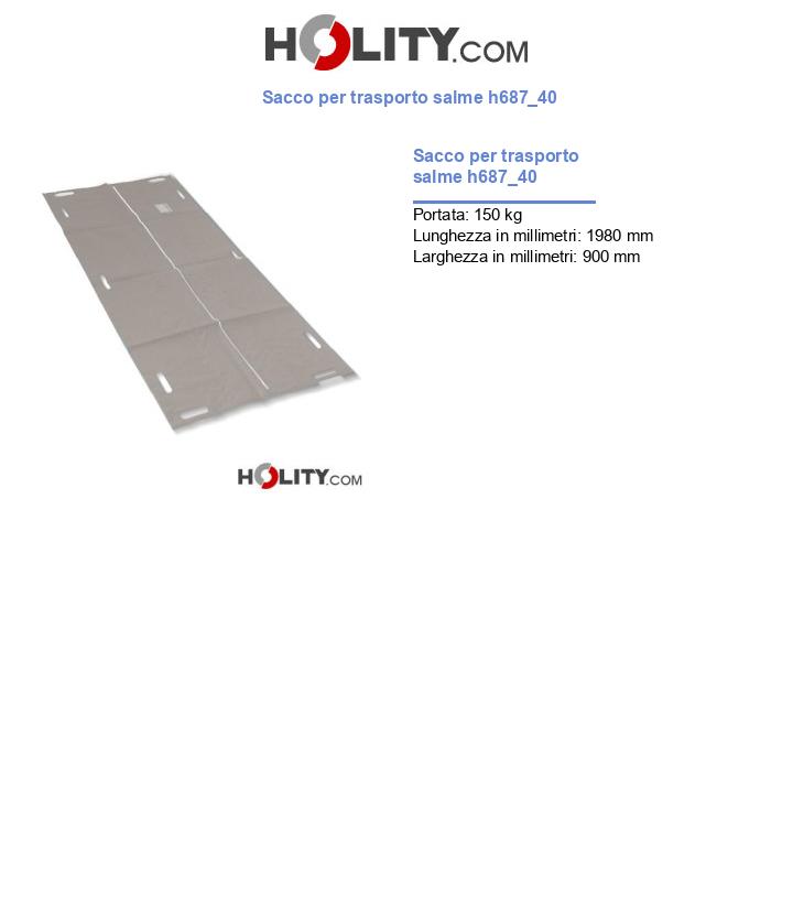 Sacco per trasporto salme h687_40