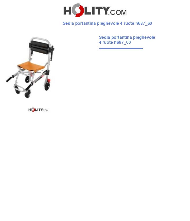 Sedia portantina pieghevole 4 ruote h687_60