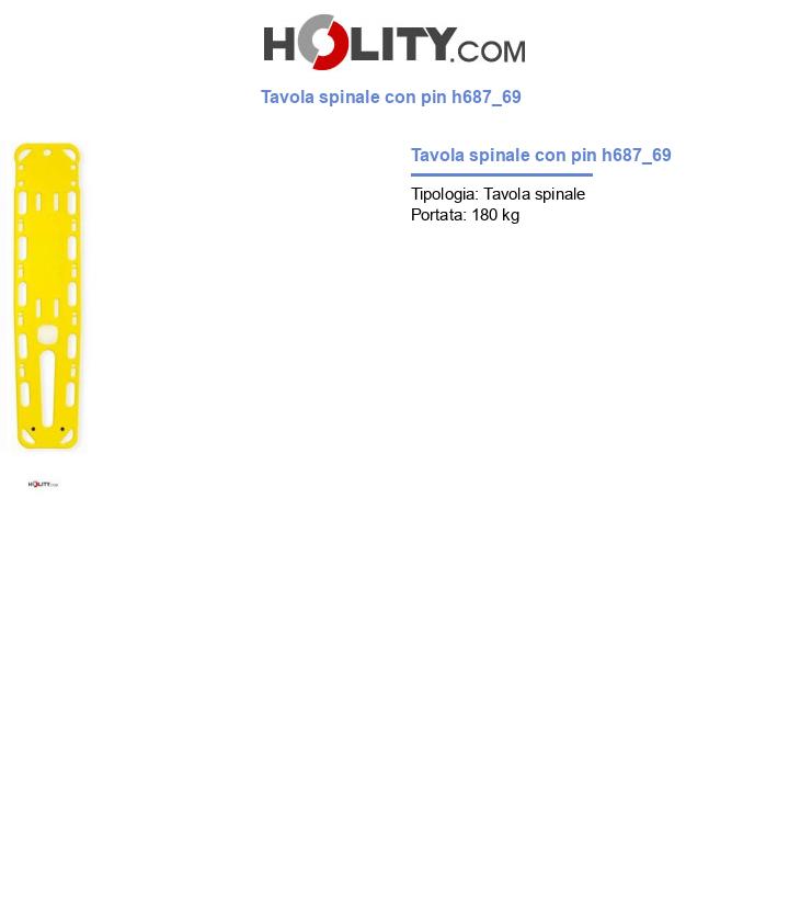 Tavola spinale con pin h687_69