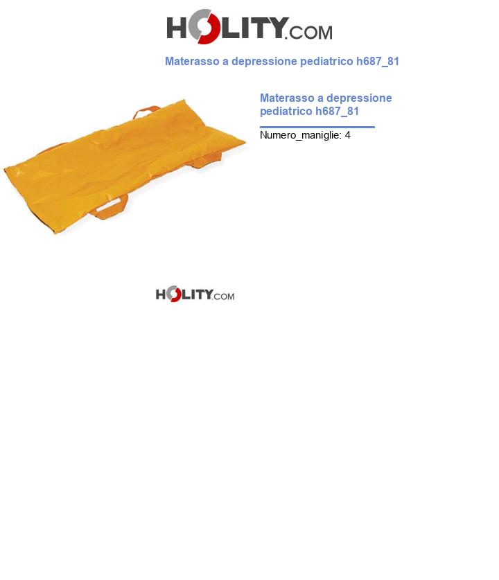 Materasso a depressione pediatrico h687_81