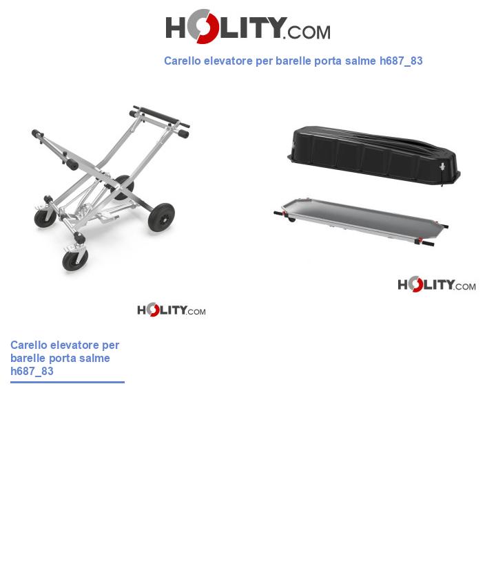 Carello elevatore per barelle porta salme h687_83