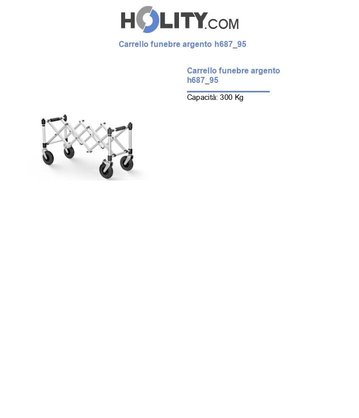 Carrello funebre argento h687_95