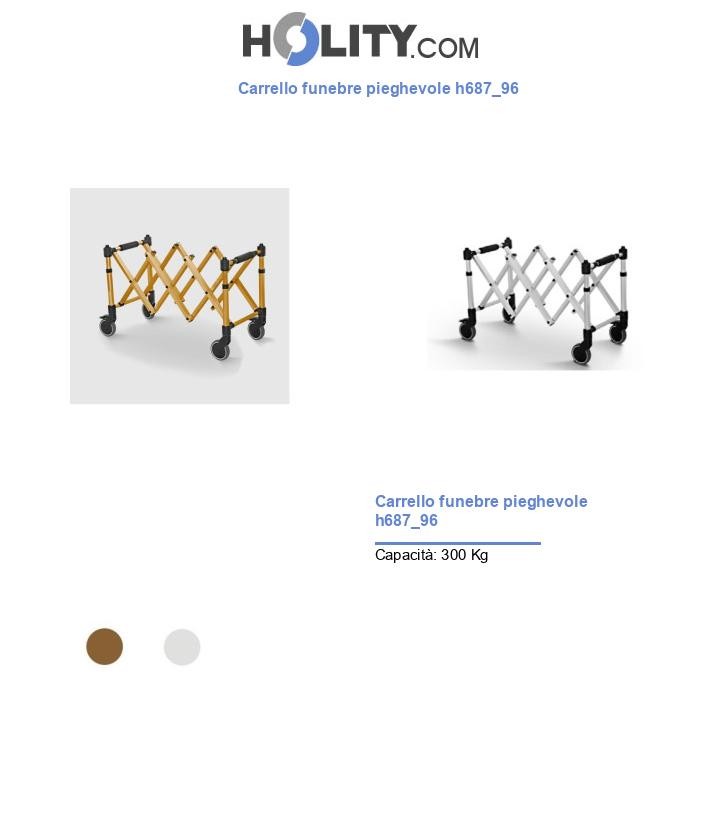 Carrello funebre pieghevole h687_96