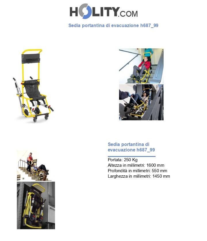 Sedia portantina di evacuazione h687_99