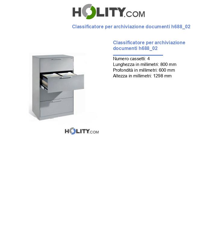 Classificatore per archiviazione documenti h688_02