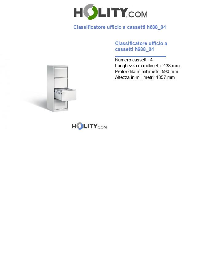 Classificatore ufficio a cassetti h688_04